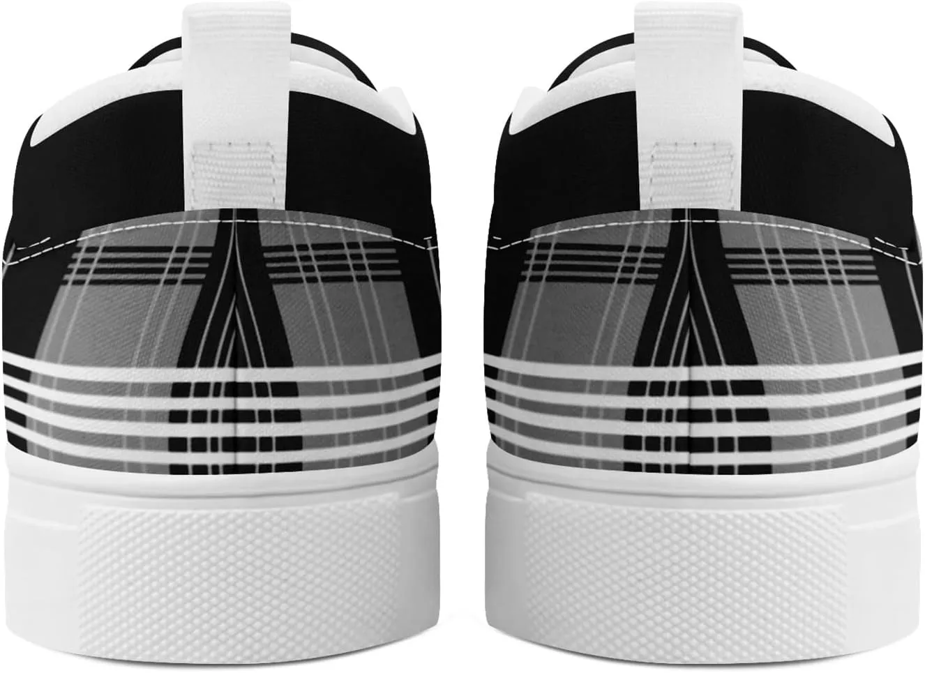 Custom Slip-On Sneakers for Men, Women's Comfortable Canvas Loafers Personalized Athletic Shoes Streetwear Footwear