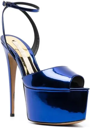 Sweet Women's Elegant Peep Toe Sandals, Sexy Fashion Gold High Heels for Banquet, Party And Fashion Show