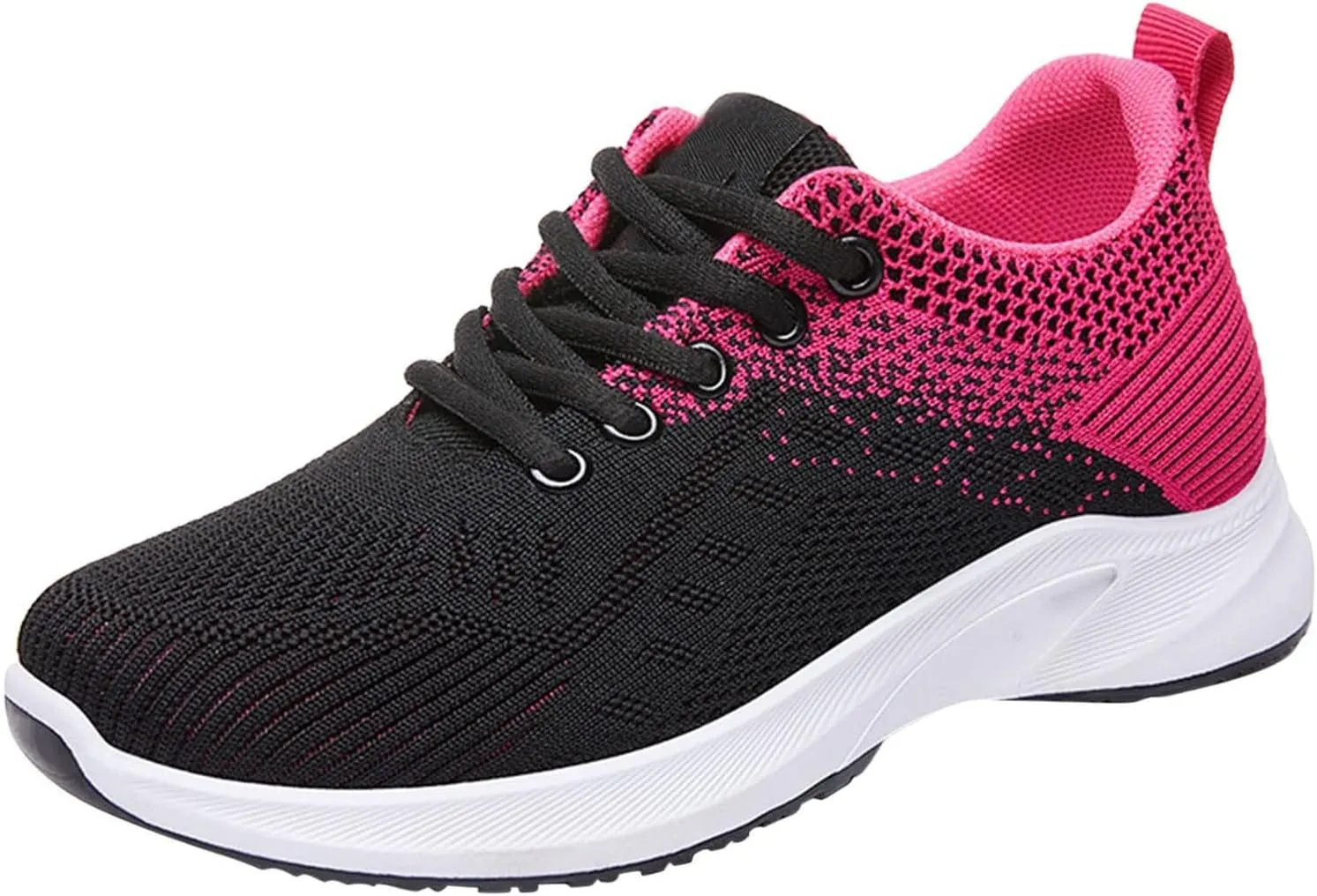 Work Out Shoes Gym for Women Comfortable Lace up Walking Shoes Lightweight Air Cushion Running Sneakers Arch Support Orthopedic Sneakers