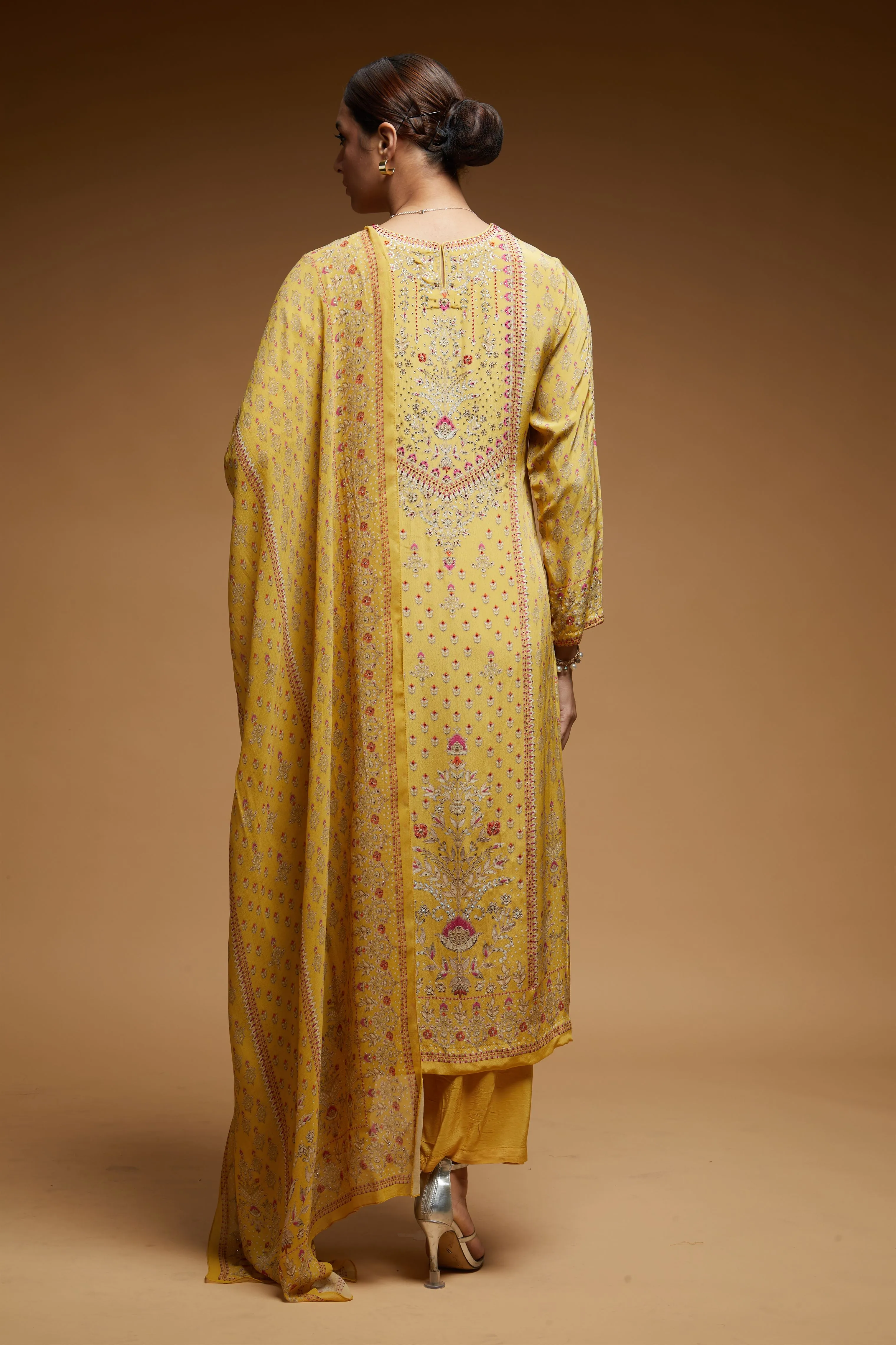 Yellow Color Suit Set